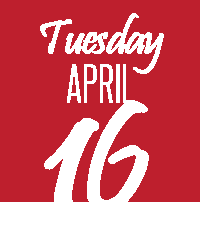 Tuesday, April 16