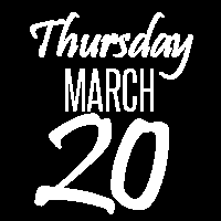 Thursday, March 20