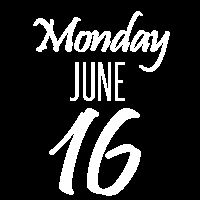 Monday, June 16