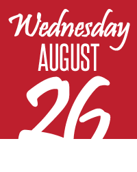 Wednesday, August 26