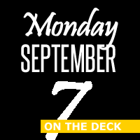 Monday, September 7