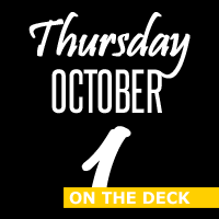 Thursday, October 1