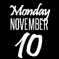 Monday, November 10