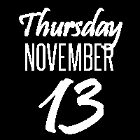 Thursday, November 13